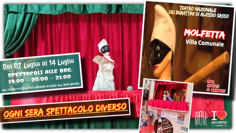 A Molfetta arriva: Il Teatro dei Burattini 