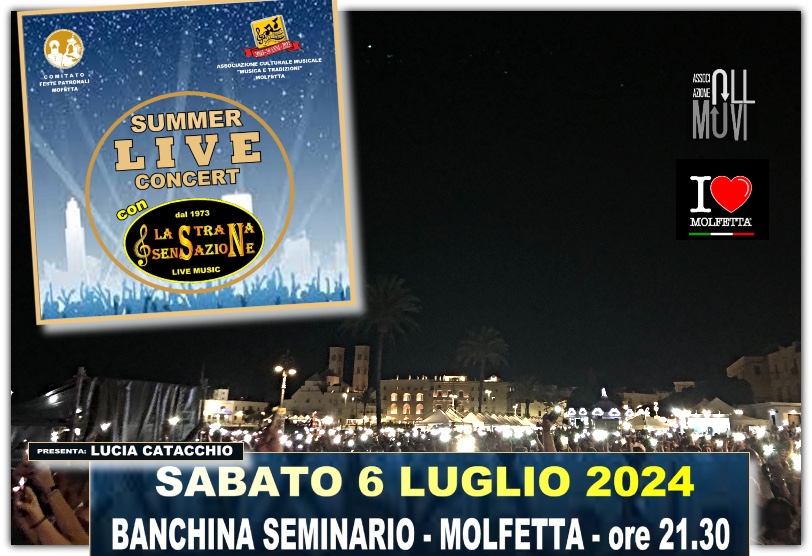 A Molfetta: La Strana Sensazione in concerto