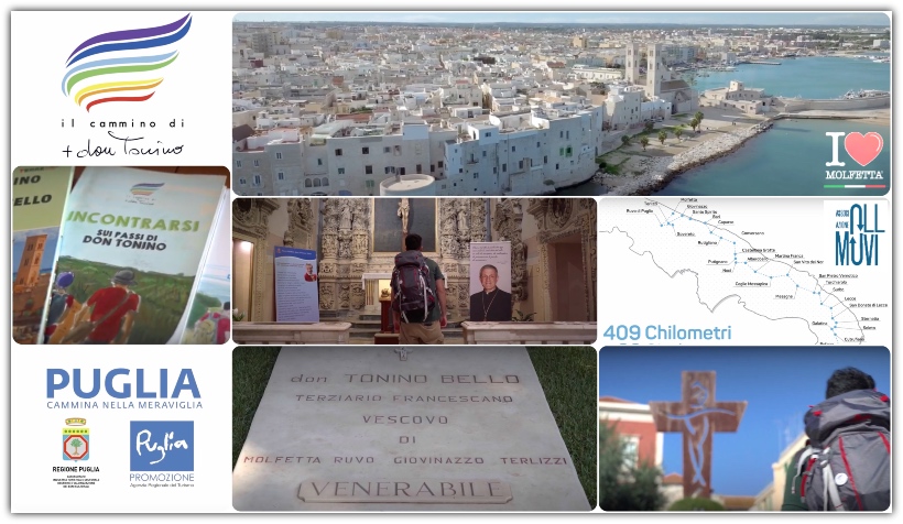 Il Cammino di don Tonino: 409 km, da  Molfetta ad Alessano, #weareinPUGLIA