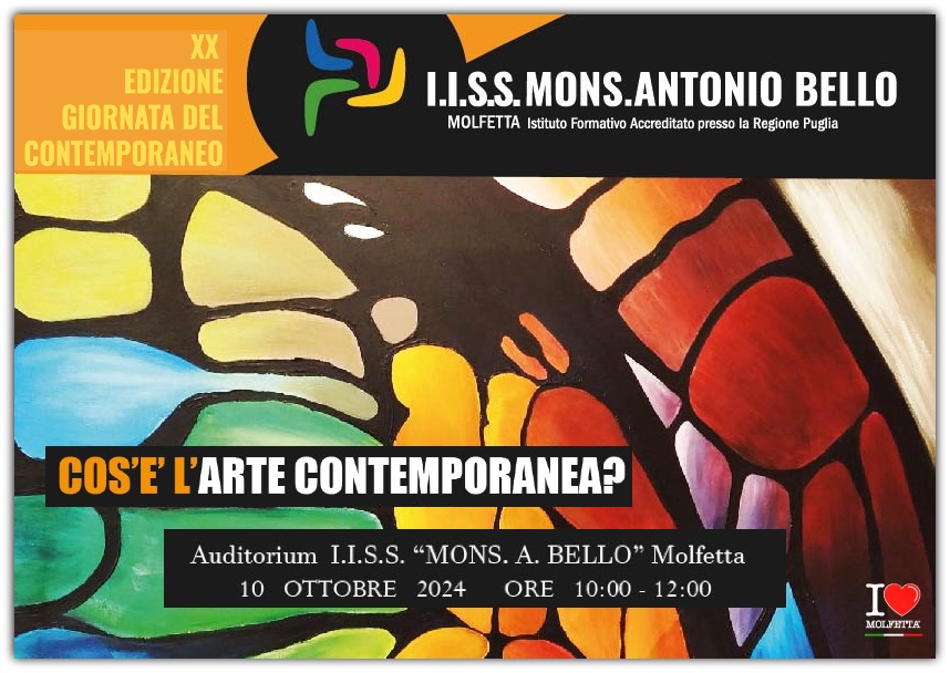 Molfetta celebra la Giornata del Contemporaneo: Istituto Mons. Bello