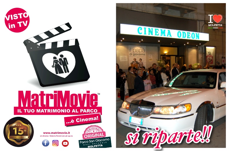 MatriMovie il tuo matrimonio al parco: e' cinema sul grande schermo