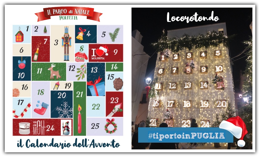 Calendario dell ' Avvento: conto alla rovescia che segna l ' arrivo del Natale