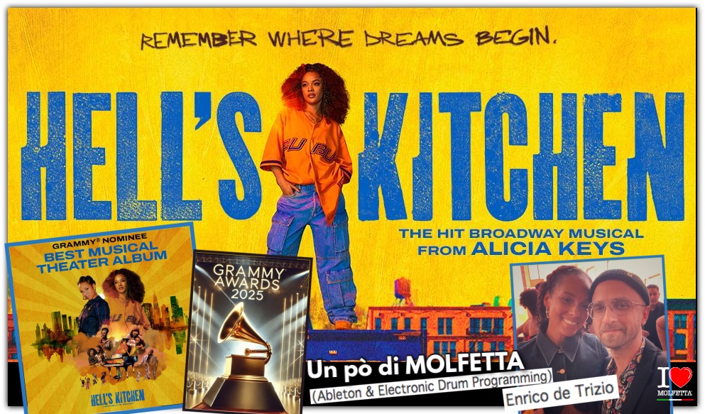 Un po' di Molfetta al Grammy per il Miglior Album di Musical Teatrale:  Hell  s Kitchen 