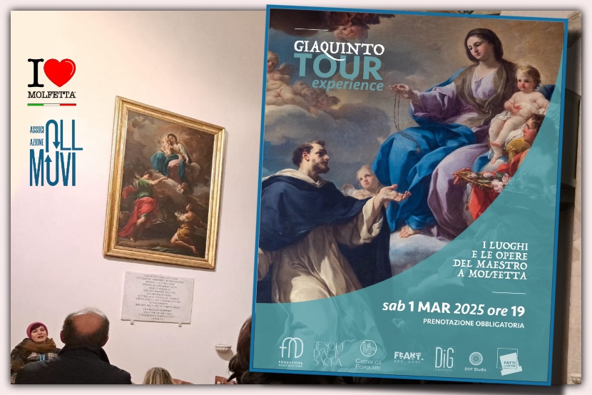 A Molfetta ultima data per Giaquinto tour experience