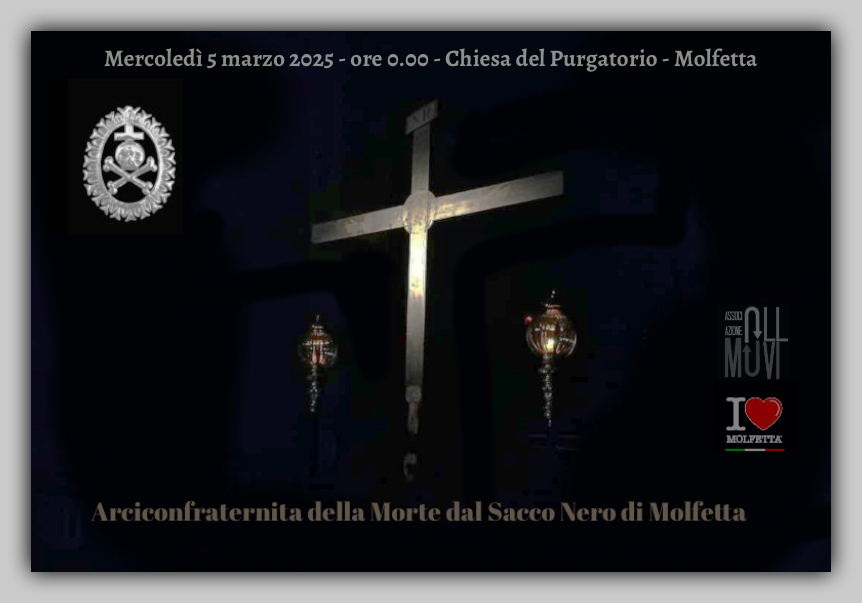 A Molfetta la Processione della croce di notte