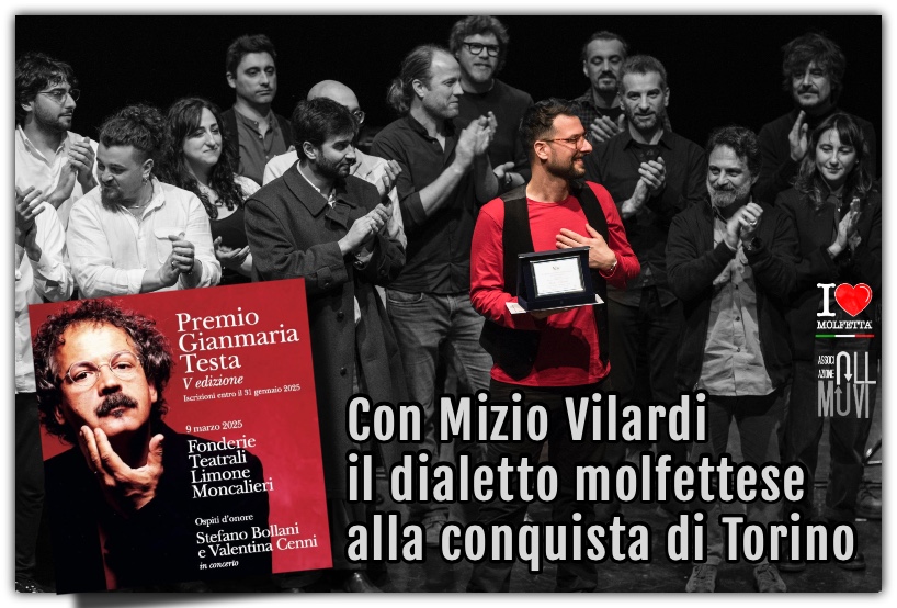 Con Mizio Vilardi il dialetto molfettese alla conquista di Torino