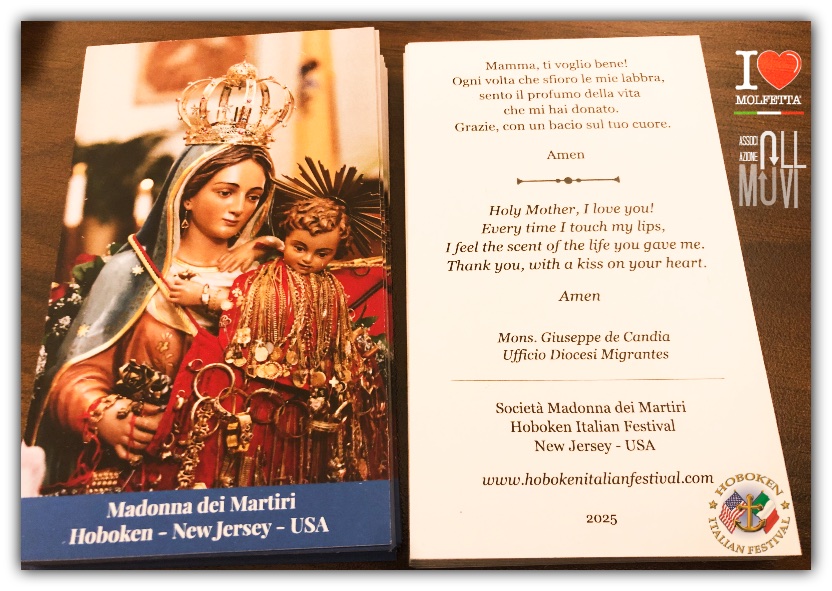 Le Immaginette Religiose: la Madonna dei Martiri di Hoboken NJ