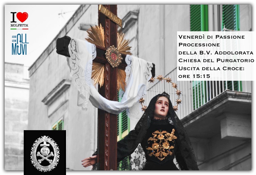 A Molfetta la processione del Venerdi': L ' Addolorata