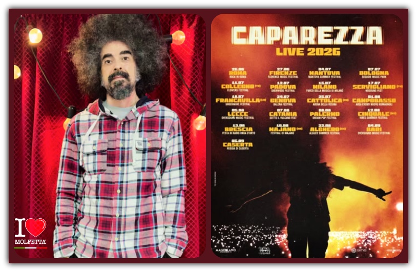 Caparezza ha annunciato il ritorno con un tour nel 2026 