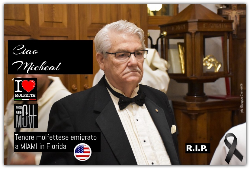 Ciao Micheal Tota: Sit tibi terra levis