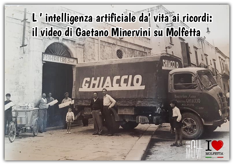 L  intelligenza artificiale da' vita ai ricordi: il video di Gaetano Minervini su Molfetta