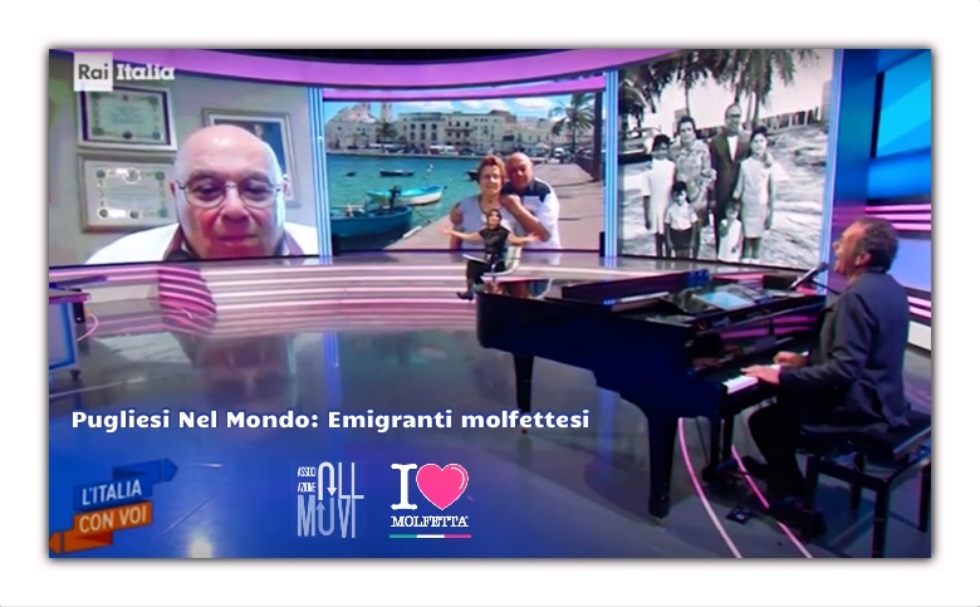 RAI Italia racconta storie di Emigrati Molfettesi: 65° anniversario di matrimonio Tammacco family