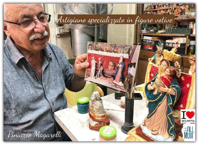 Le statuette artigianali della Madonna dei Martiri a Molfetta